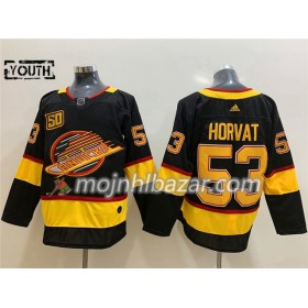 Dresovi Vancouver Canucks Bo Horvat 53 Flying Skate 50th Anniversary Adidas 2019-2020 Crna Authentic - Dječji